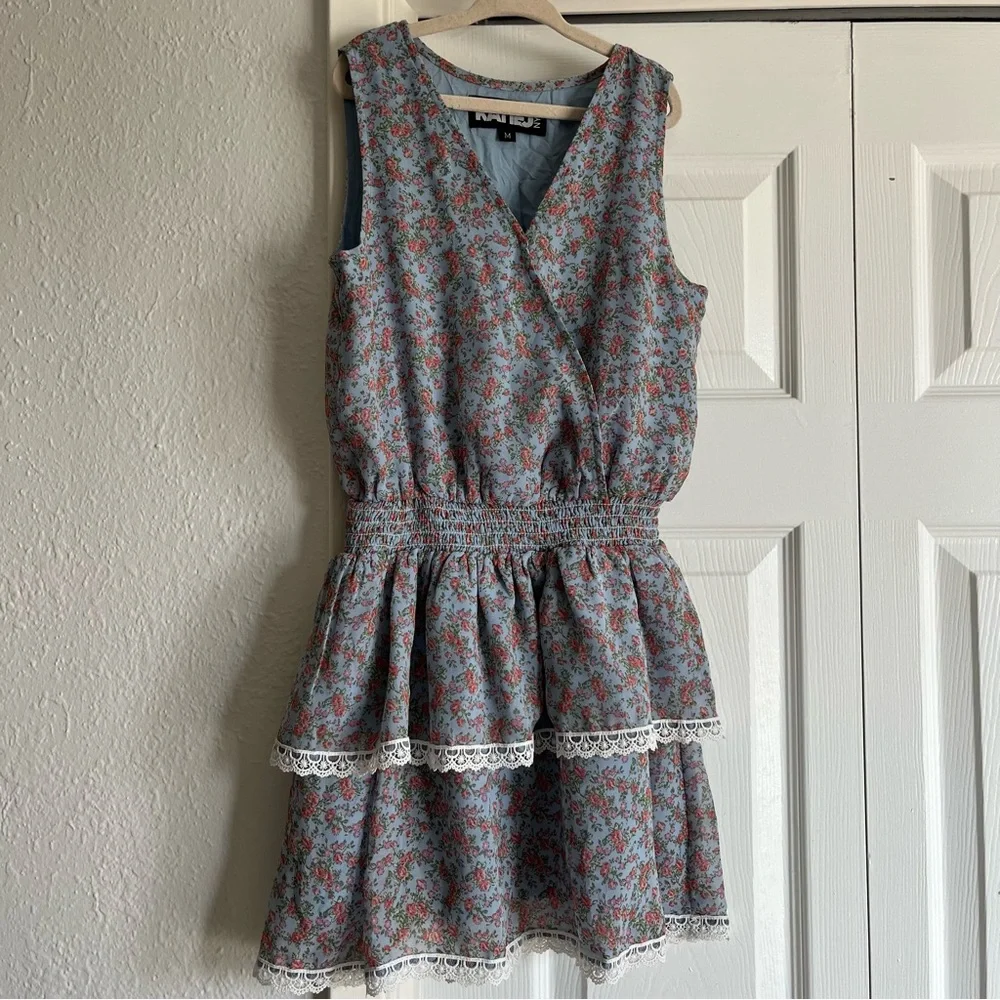 Katie J Tween Marni Dress floral medium (size 10 tweens)